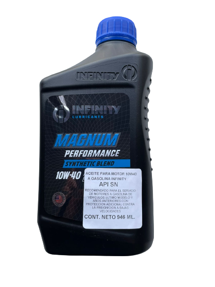 Aceite para Motor Infinity Sintetic Blend Multigrado SAE 10W40 (946 mL)
