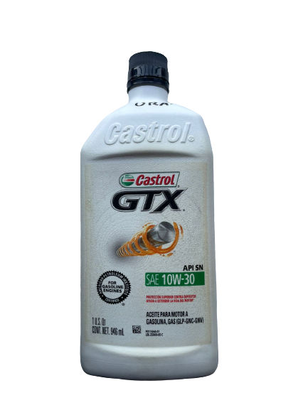 Aceite para Motor Castrol GTX Multigrado SAE 10W30 (946 mL)