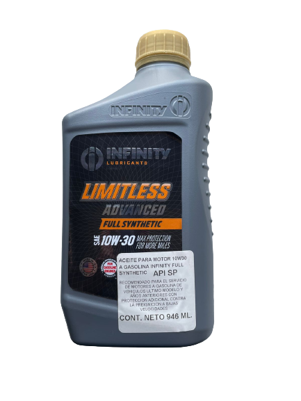 Aceite para Motor Infinity Full Sintetic Multigrado SAE 10W30 (946 mL)